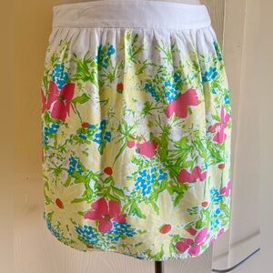 Lilly Pulitzer floral print mini skirt - like new